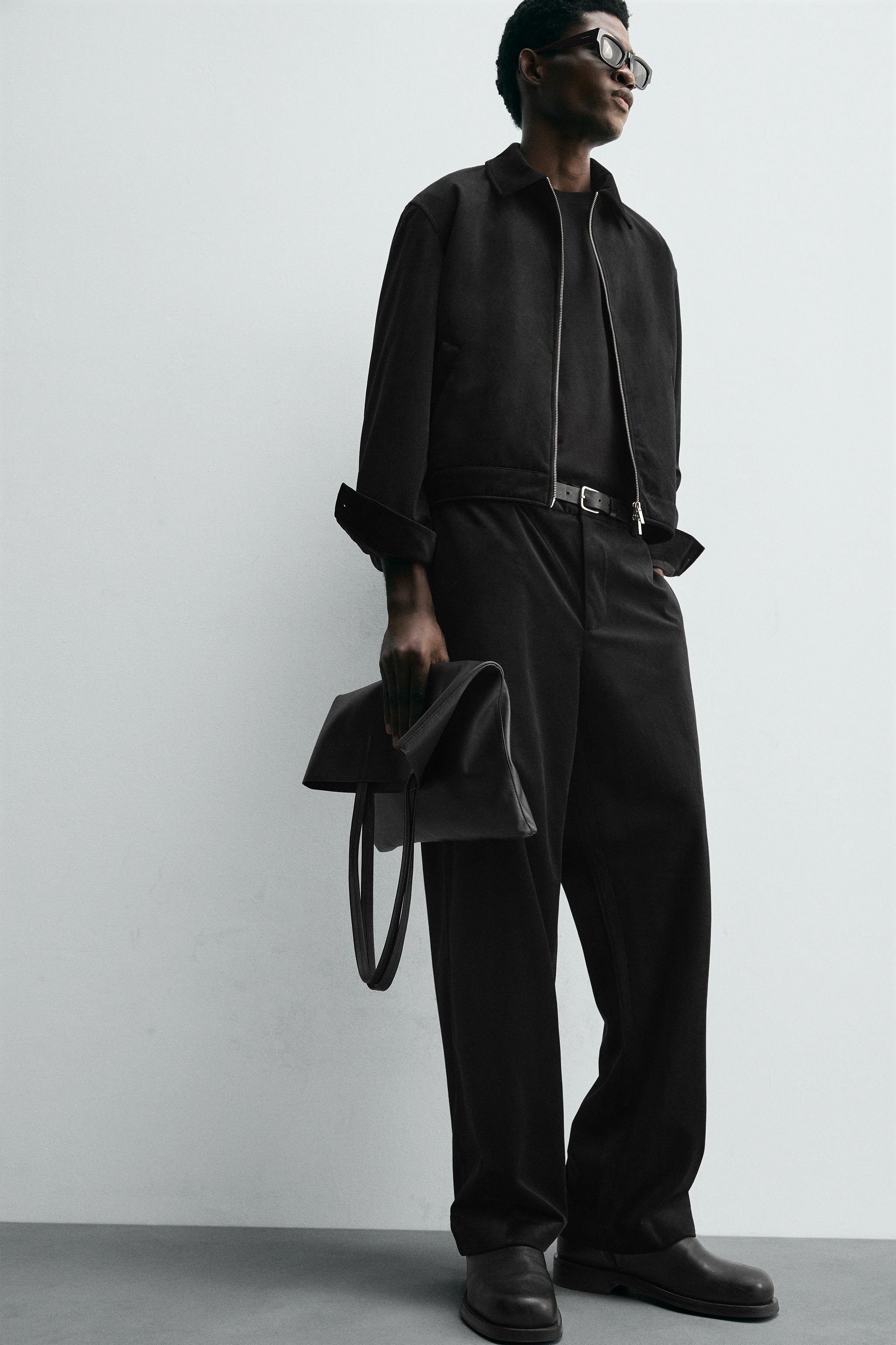 VELVET TEXTURED PANTS